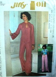 7167 75 JIFFY KNIT OR NOT PANTS,SHAPE TOP, HOOD PATTERN 10